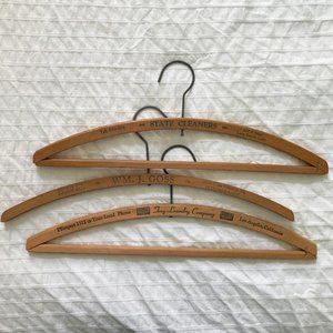 Vintage Southern California Wooden Advertising Hangers—LA, Glendale, Long Beach